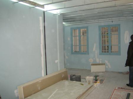 Début des travaux